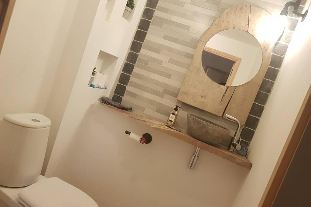 L'Idyllique - Studio Prive Sous Maison Saint-Didier-sur-Beaujeu Dış mekan fotoğraf