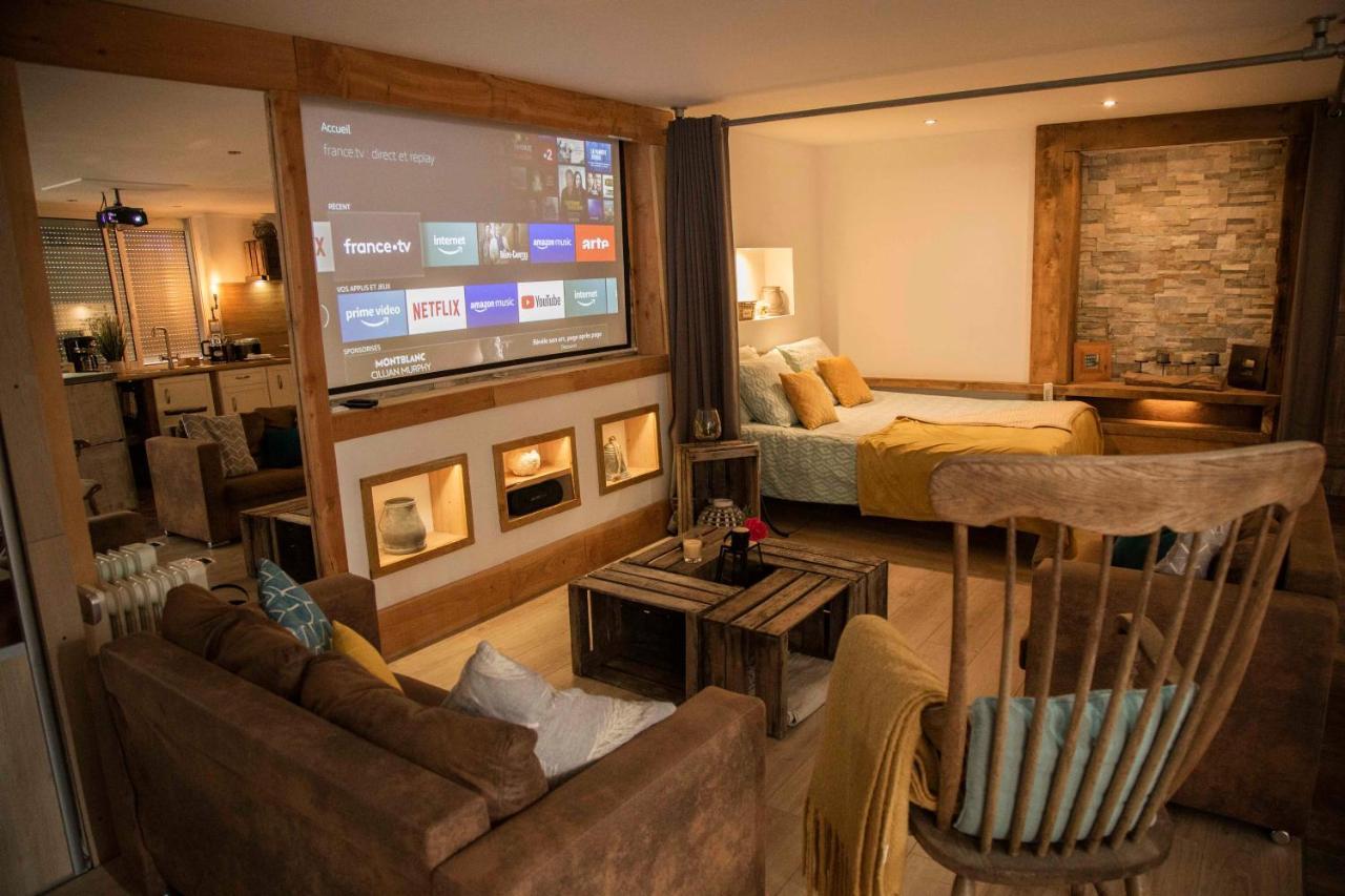 L'Idyllique - Studio Prive Sous Maison Saint-Didier-sur-Beaujeu Dış mekan fotoğraf